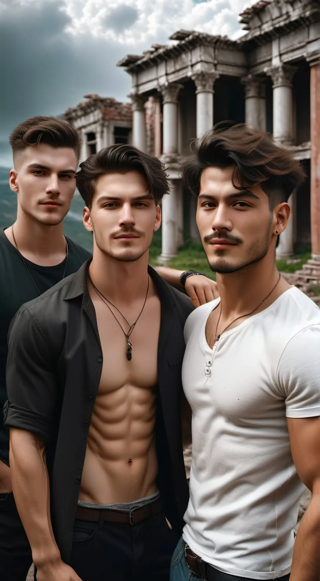 ai character: Vince, Blake, Enzo background