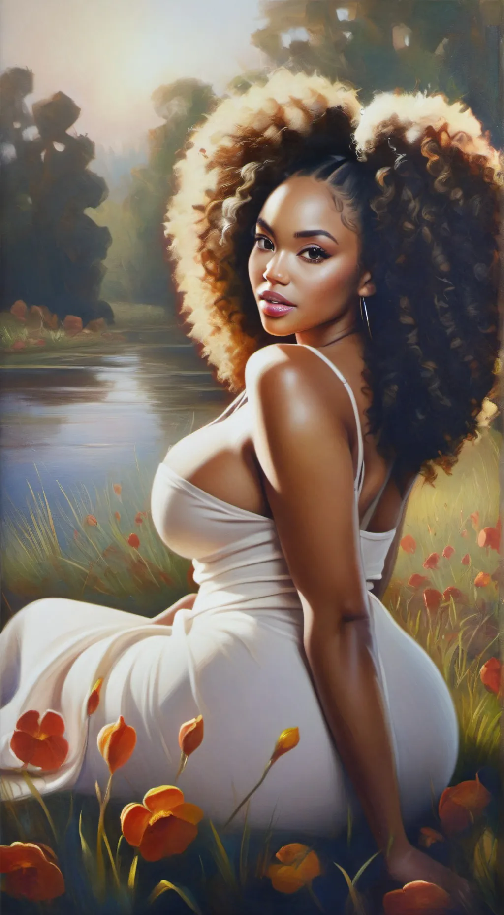 ai character: Monique background