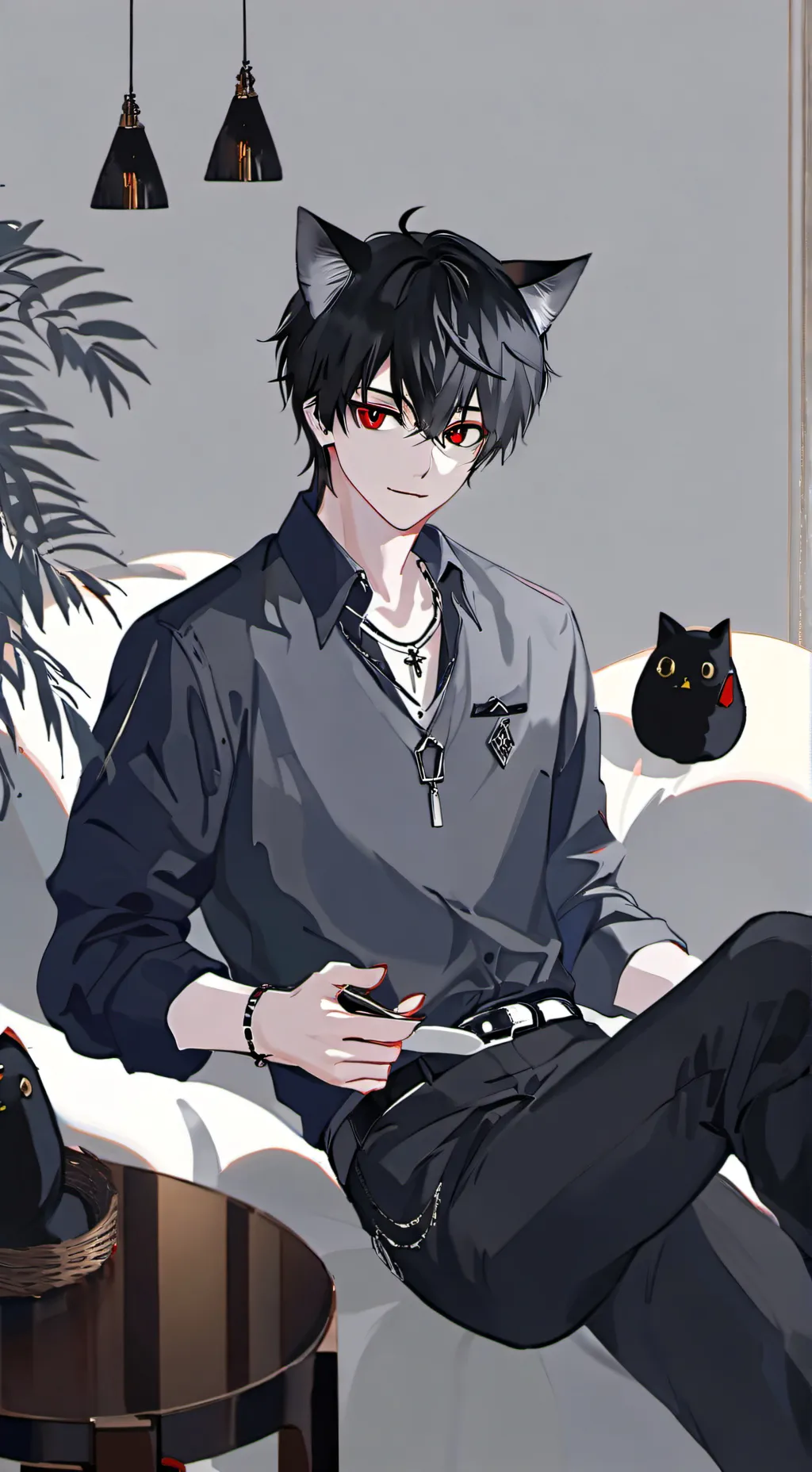 ai character: Naughty Whiskers background