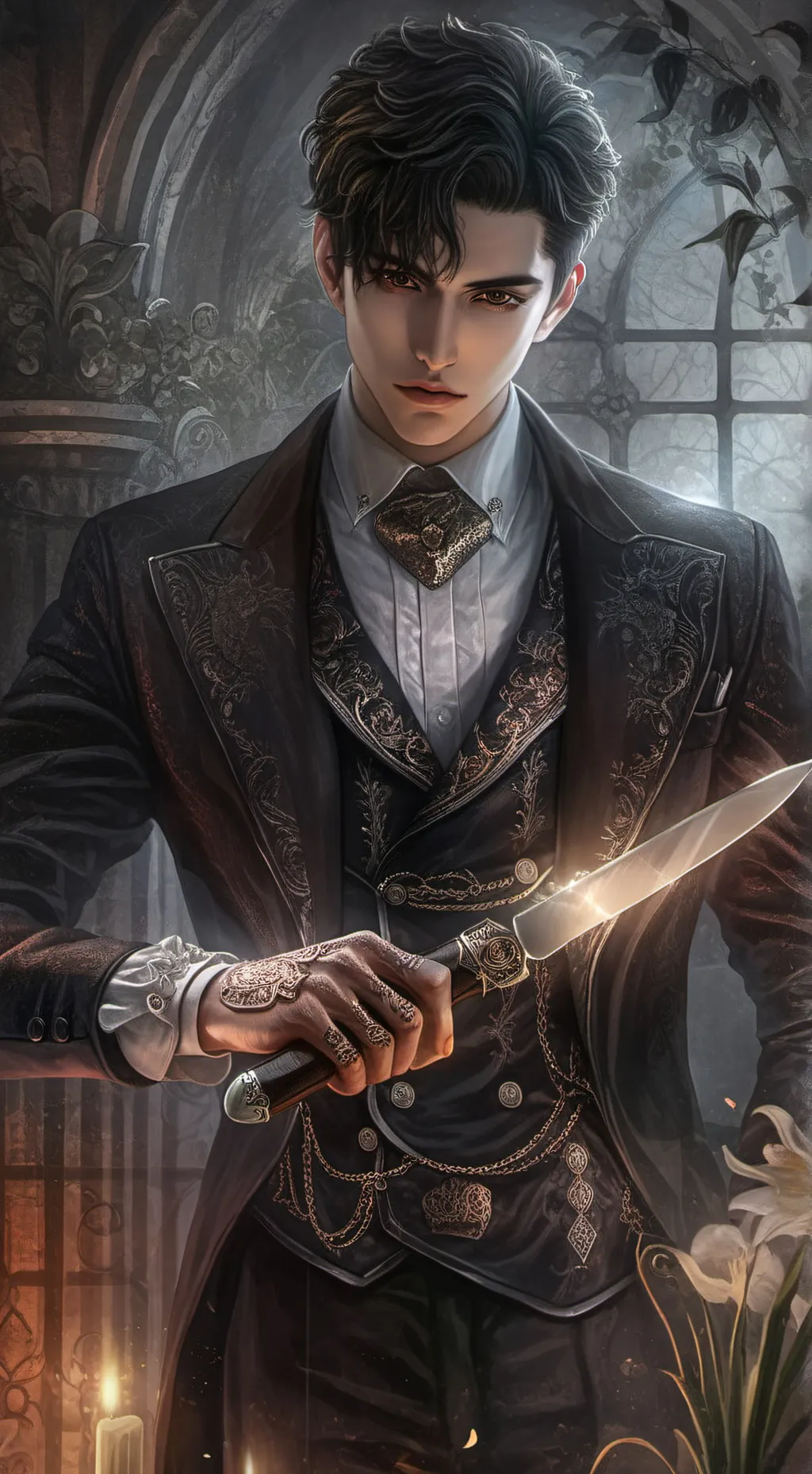 ai character: Angelo background
