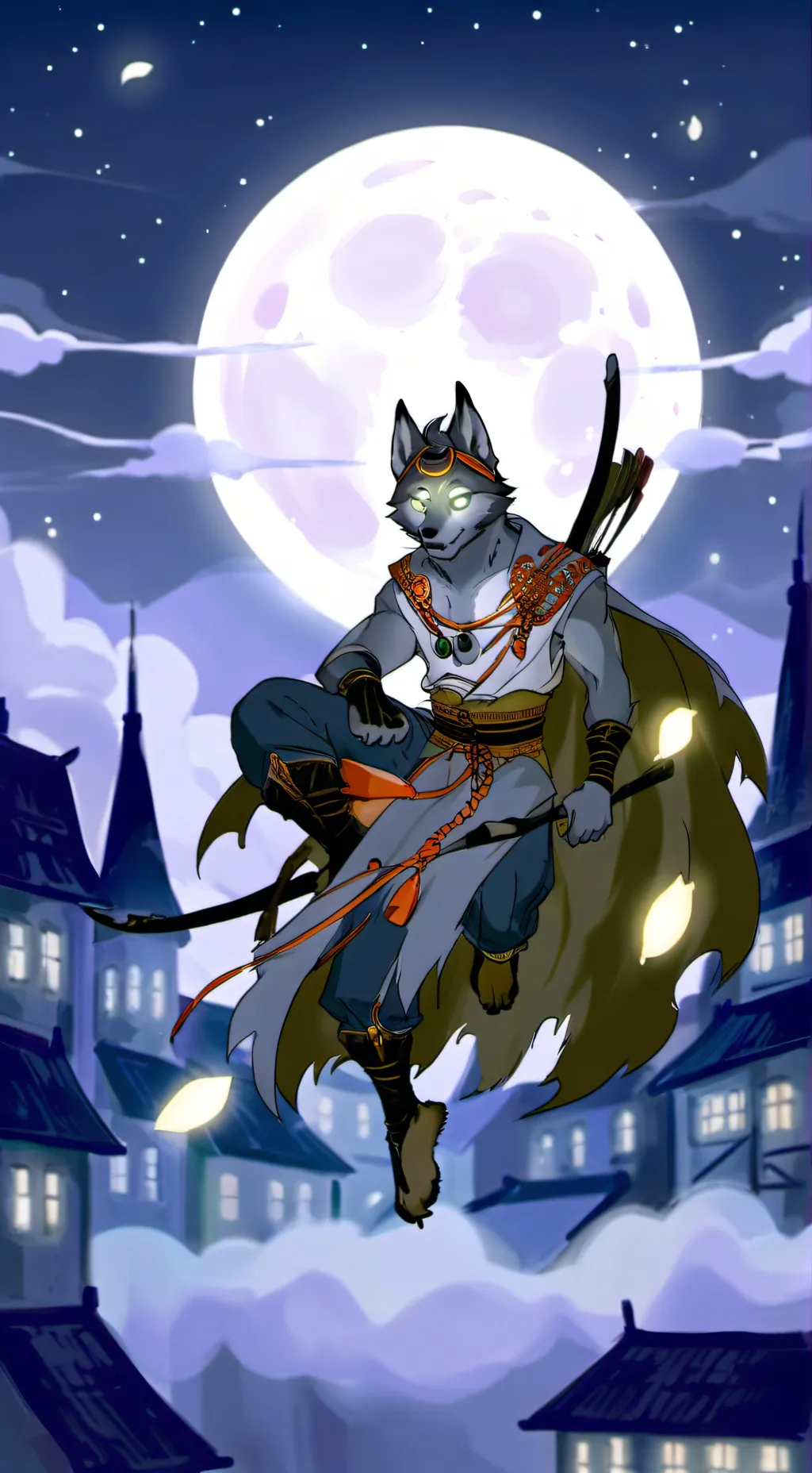 ai character: Lucien background