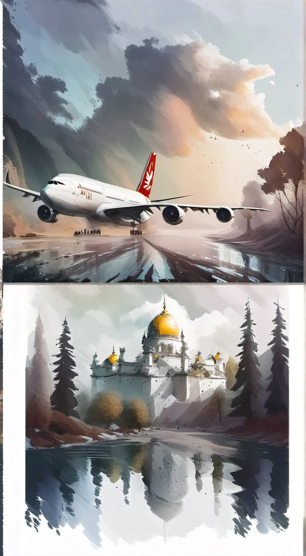 ai character: A340 x A300~  background