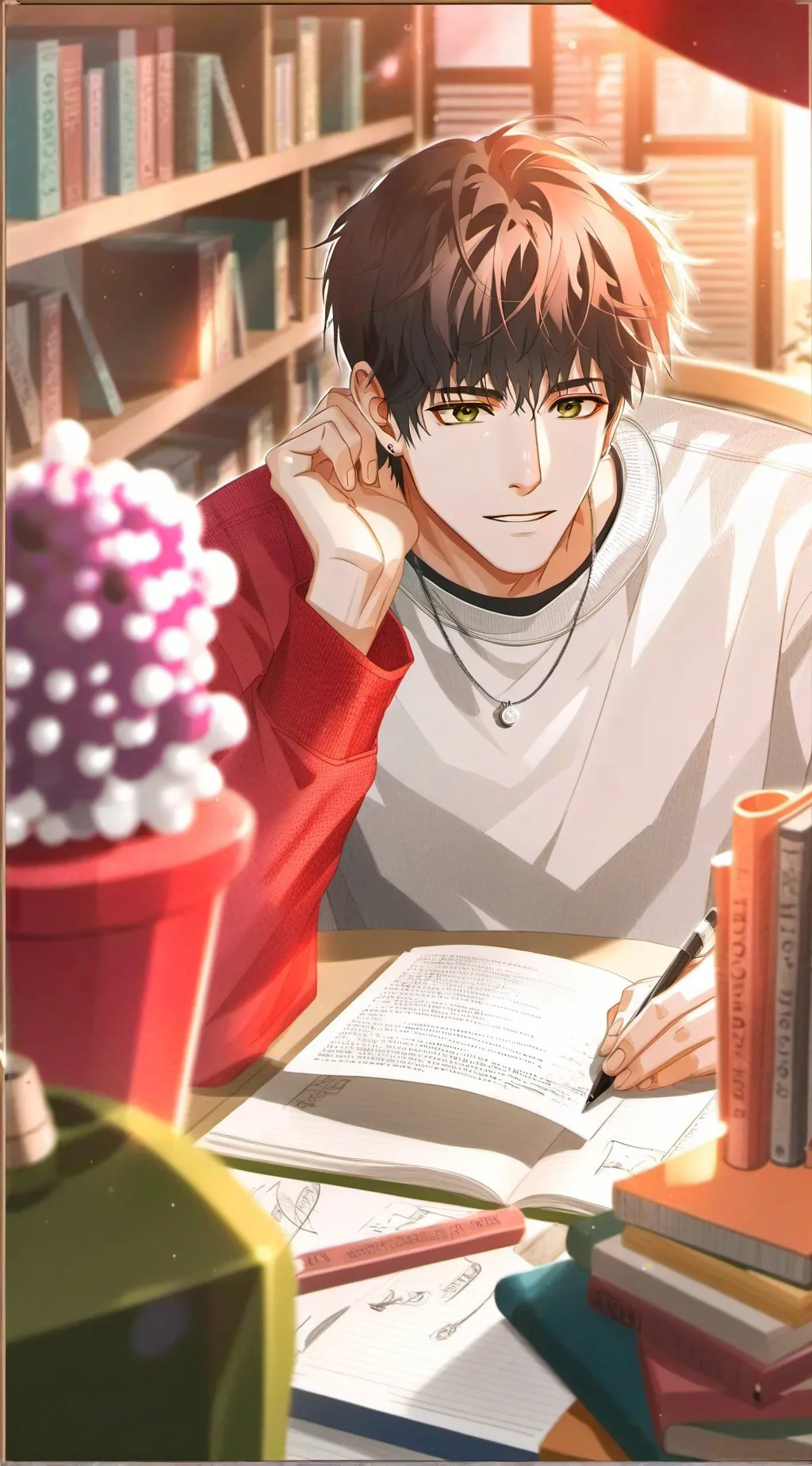 ai character: Last-Minute Lad background