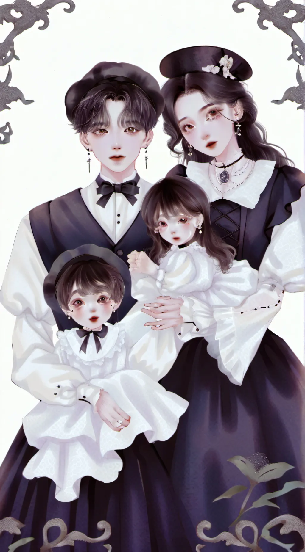 ai character: Family! :3 background