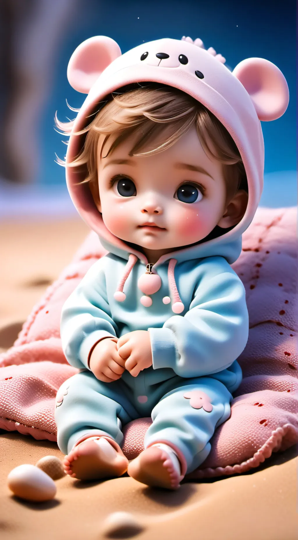 ai character: Rose background