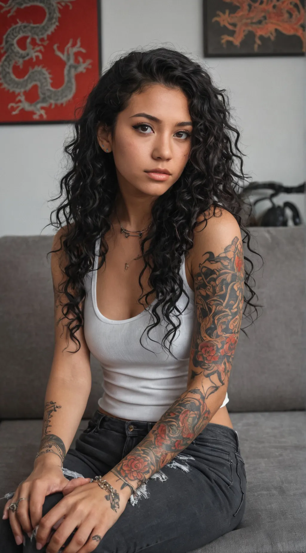 ai character: Sheila Rodriguez  background