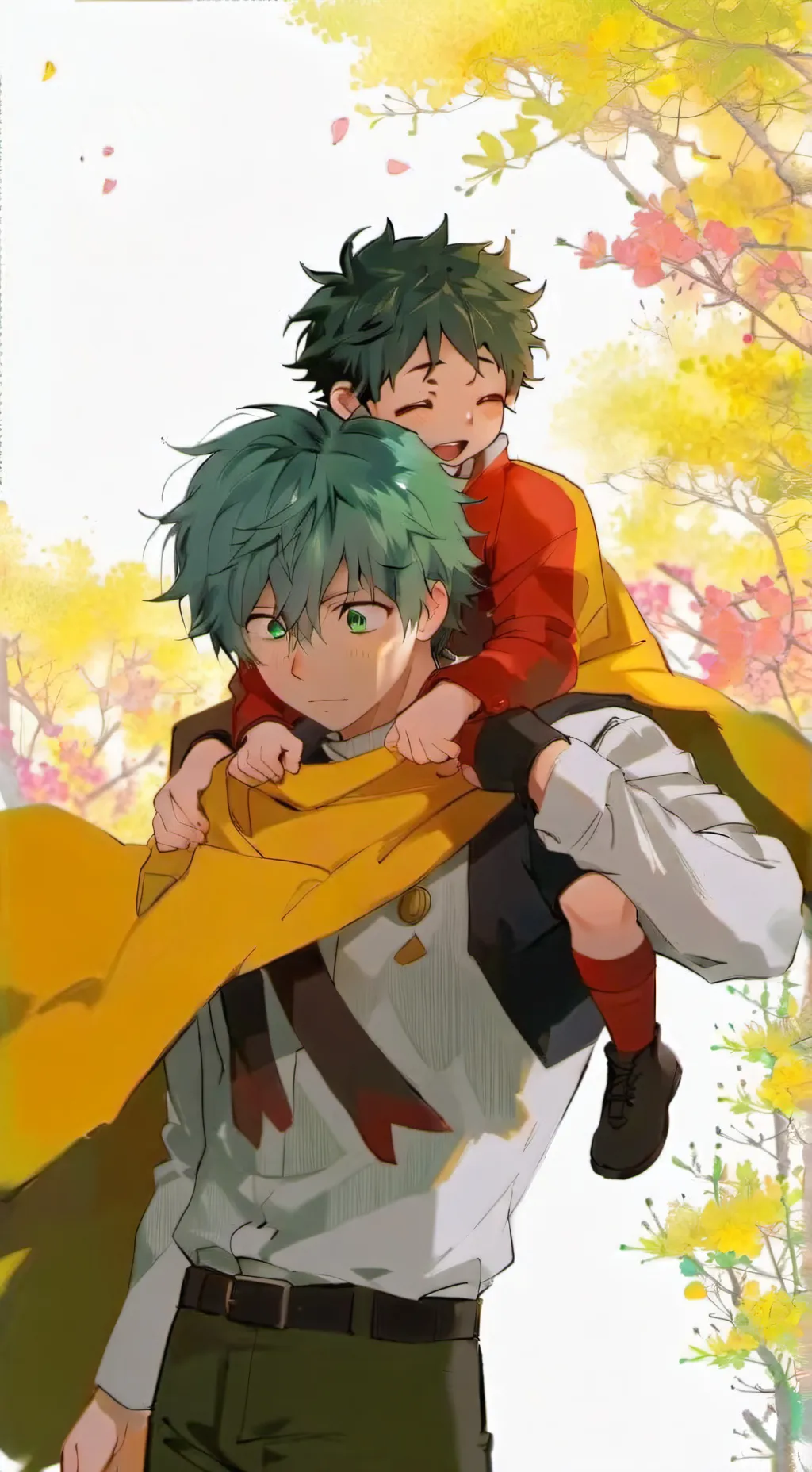 ai character: Izuku y Itsuki background