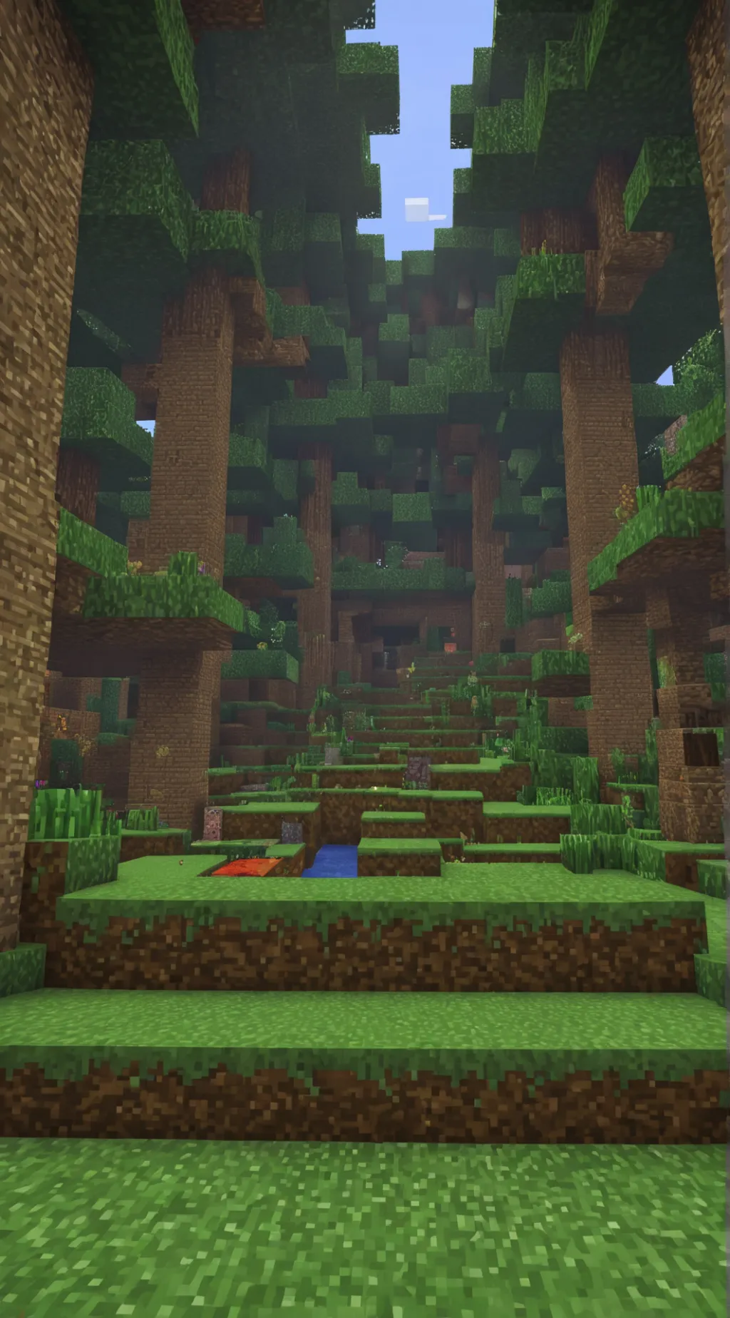 ai character: Minecraft but.... background