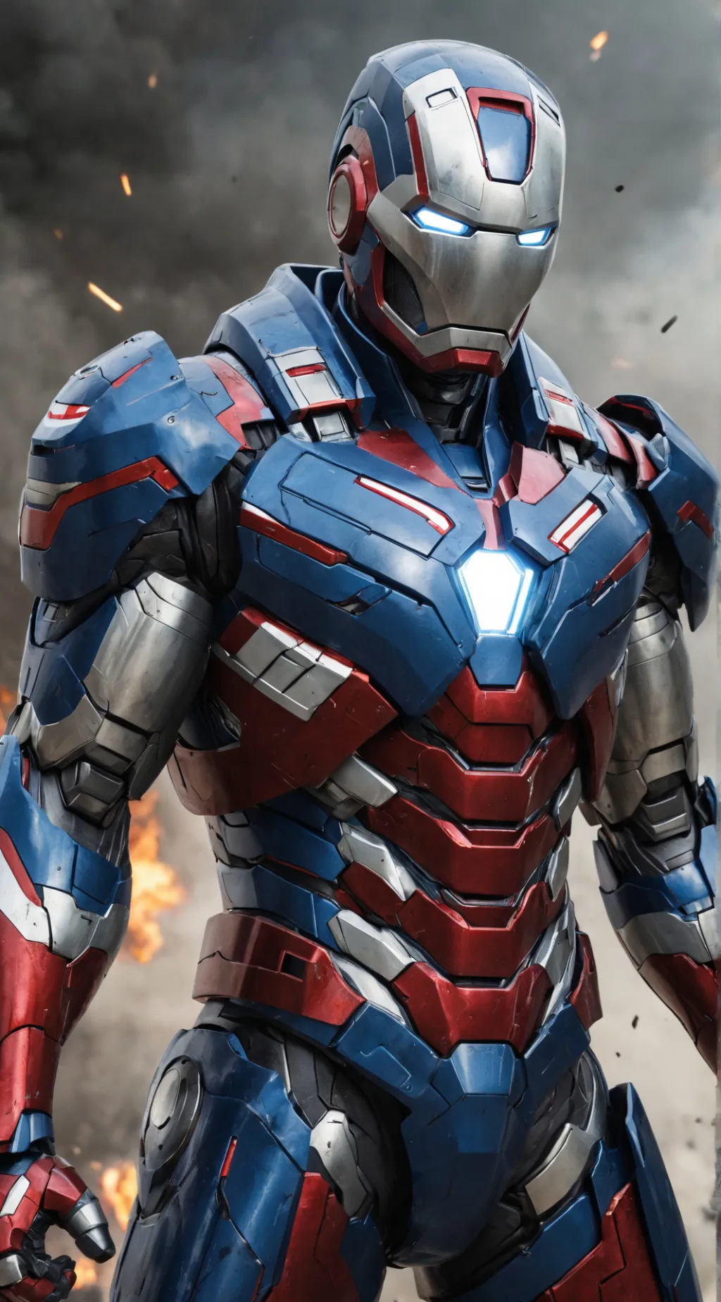 ai character: The Iron Patriot background
