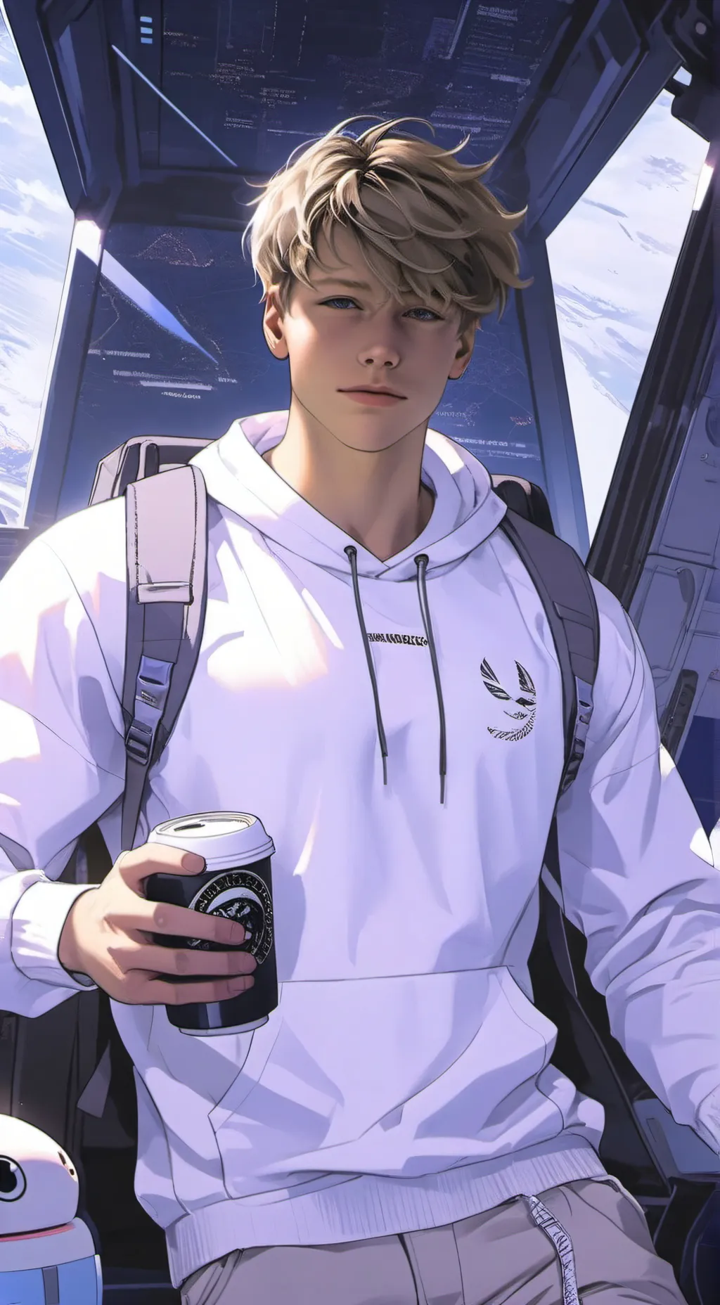 ai character: Antony  background