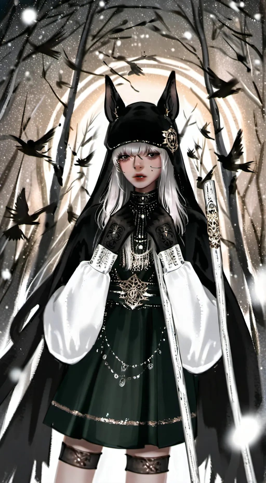 ai character: sick background