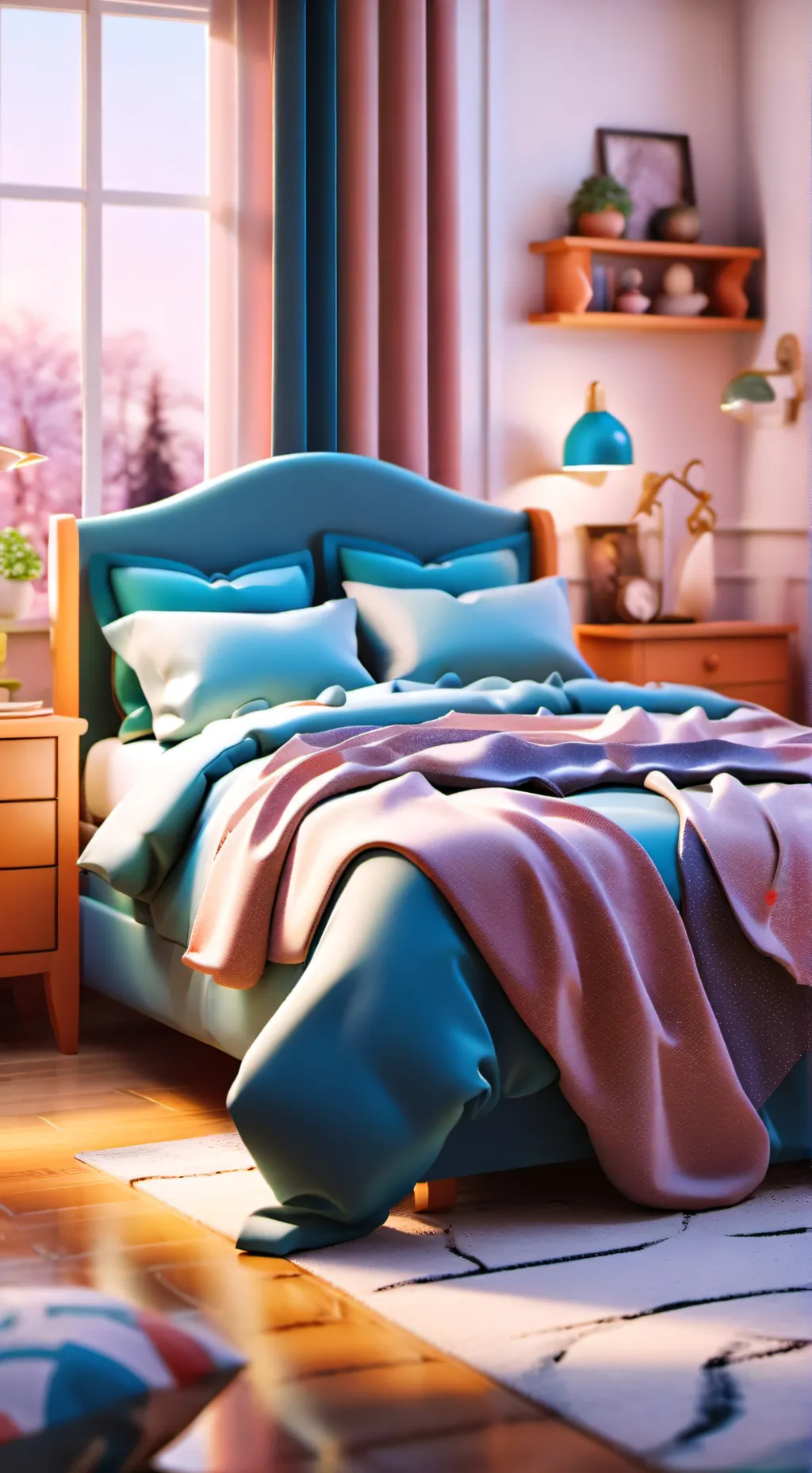 ai character: Hh or Hb in u room background
