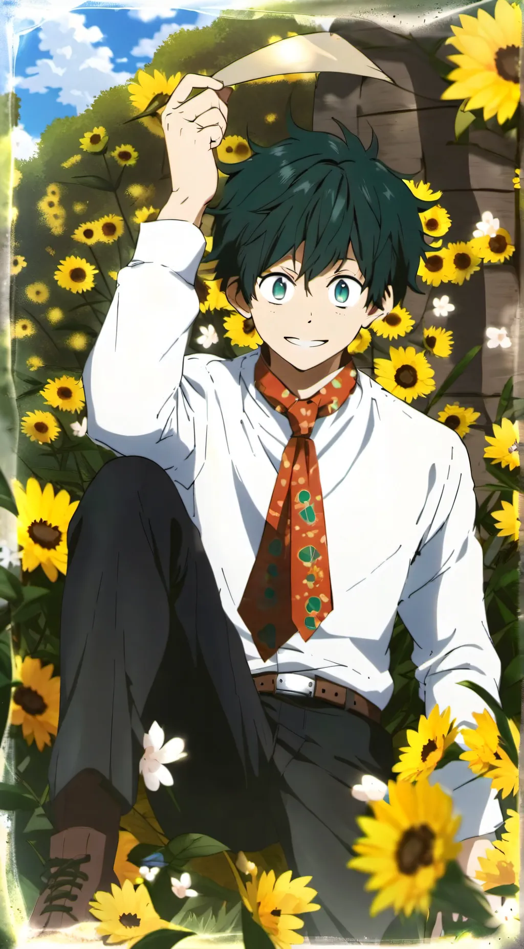 ai character: deku background