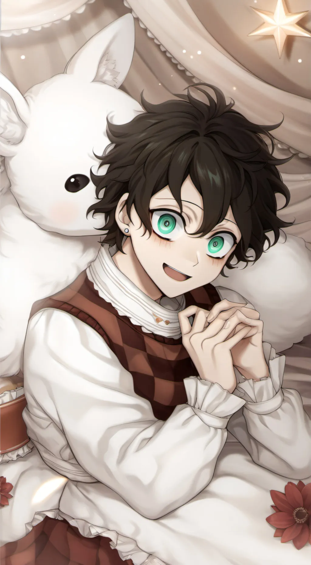 ai character: deku background