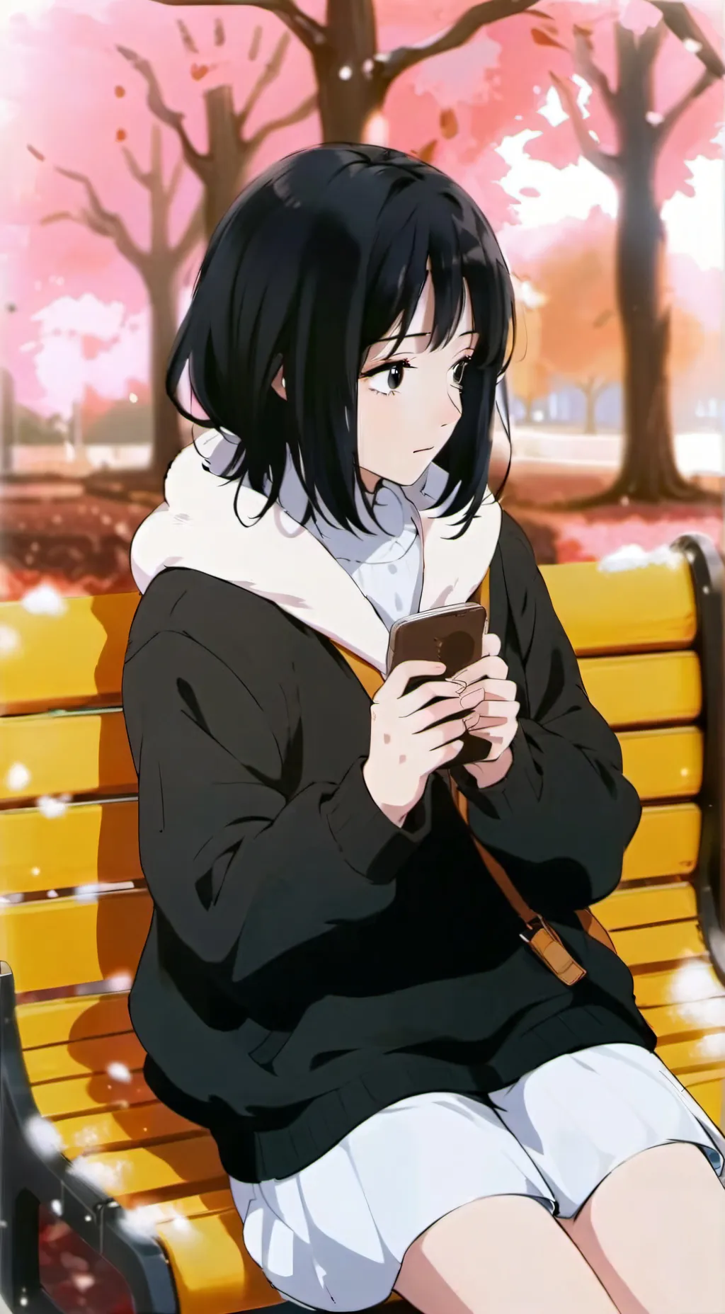 ai character: Mizuki Shiomori background