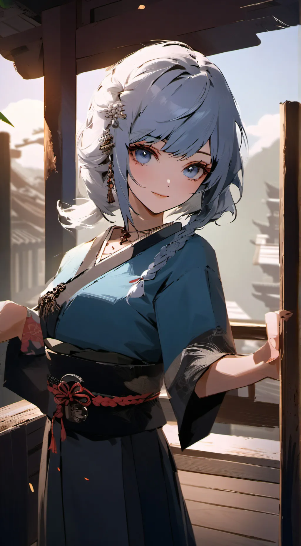 ai character: Liko  background