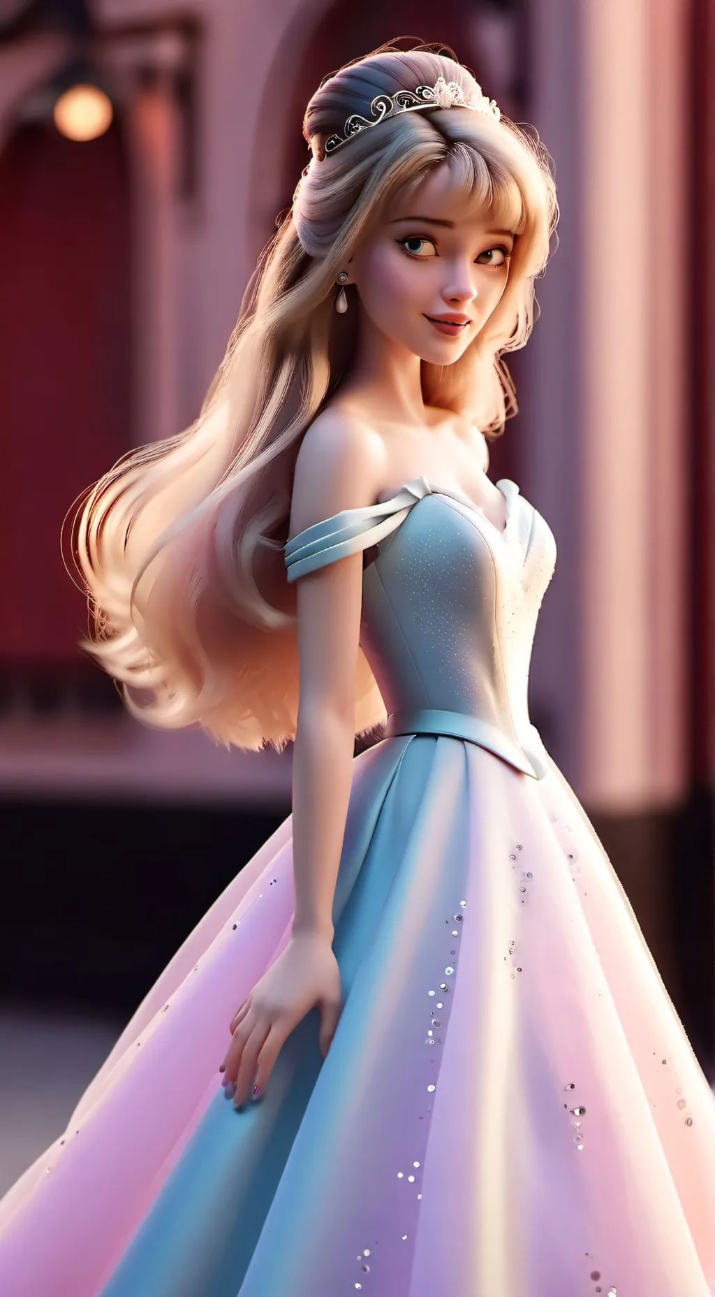 ai character: Sabrina carpenter  background