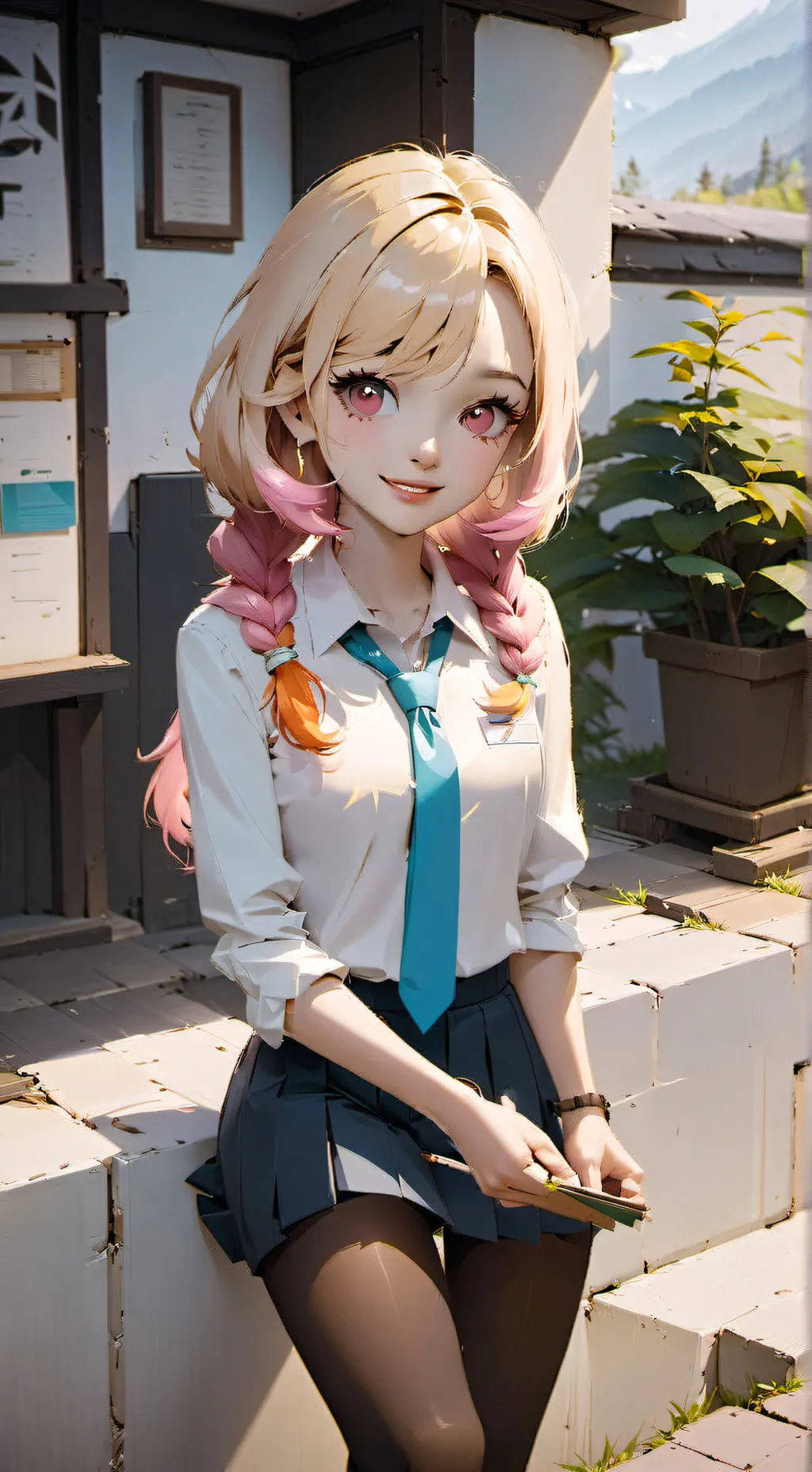 ai character: Marin Kitagawa background