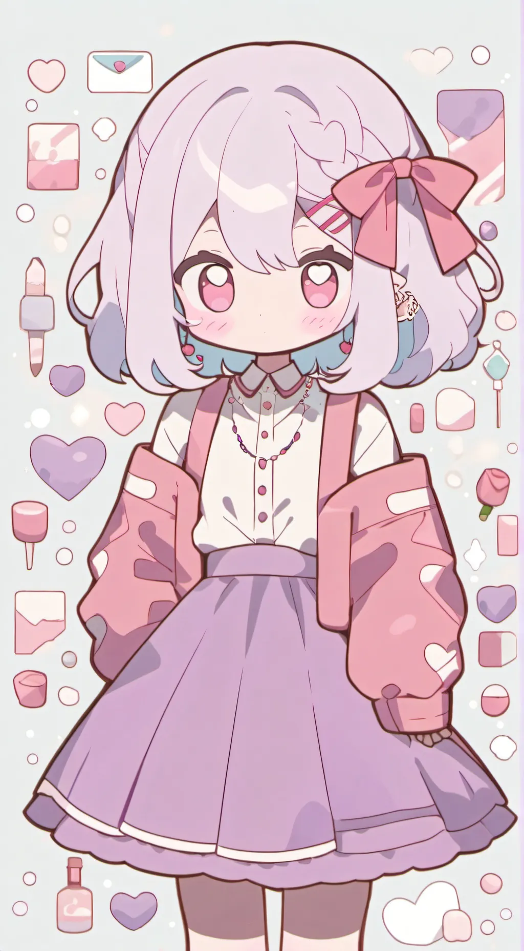 ai character: Cutie pie background