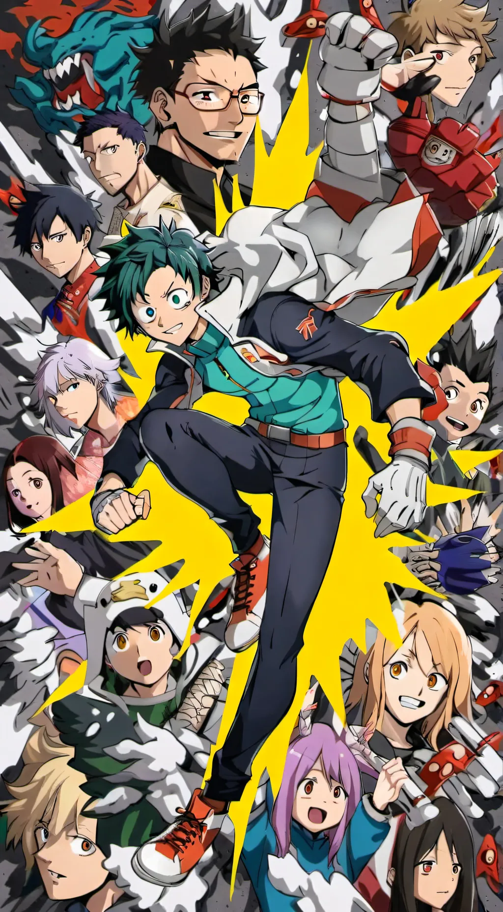 ai character: mha anger meter background