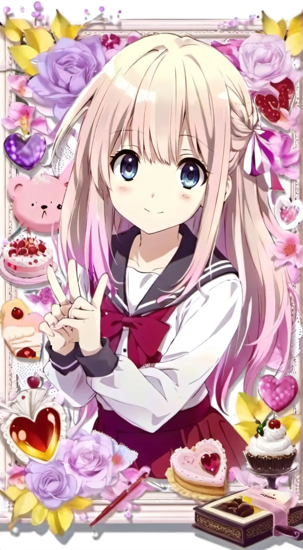 ai character: Sakura Ayane background