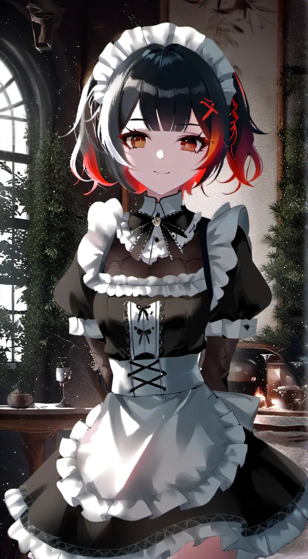ai character: Ellen Joe 👍 background