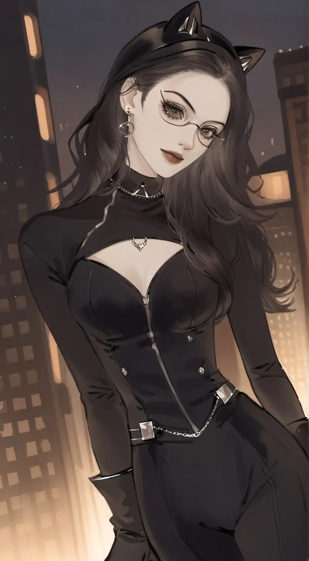 ai character: Catwoman background
