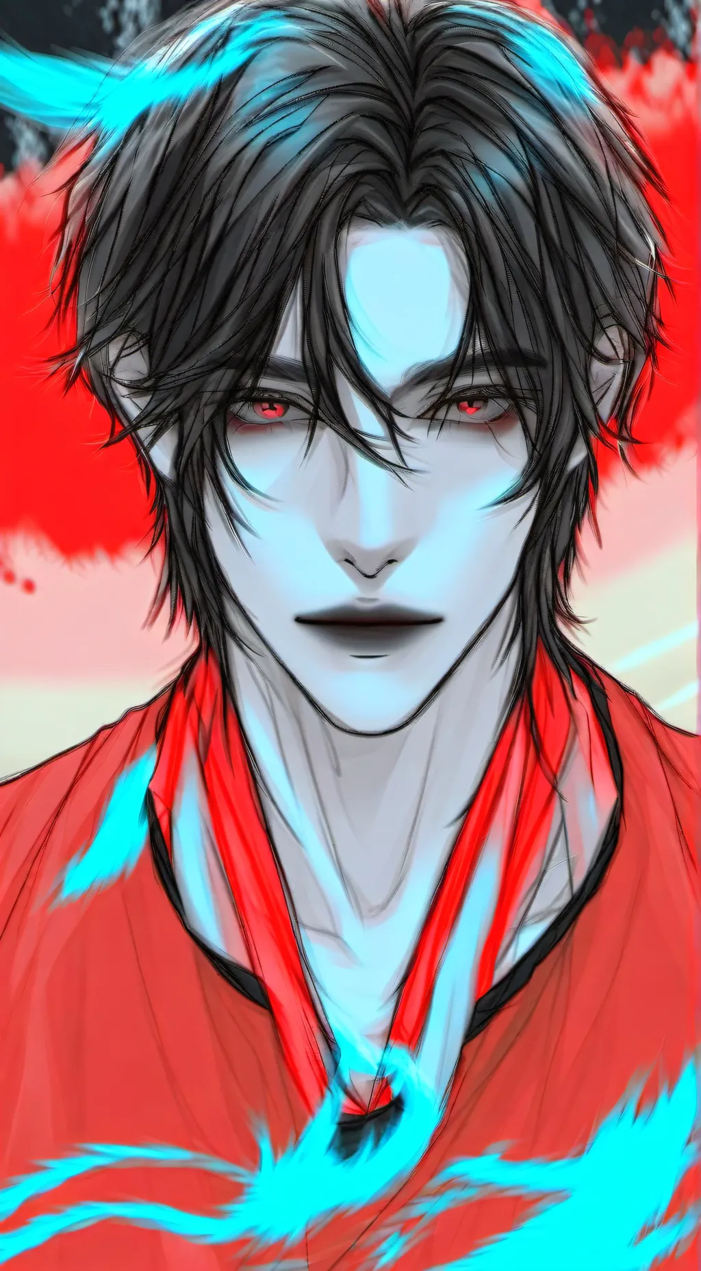 ai character: 🖤⚡Seong-Min 성민⚡🖤 background