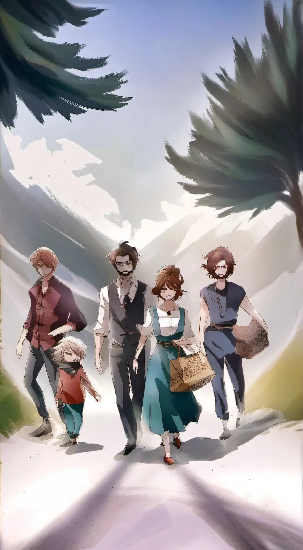 ai character: la familia afton  background