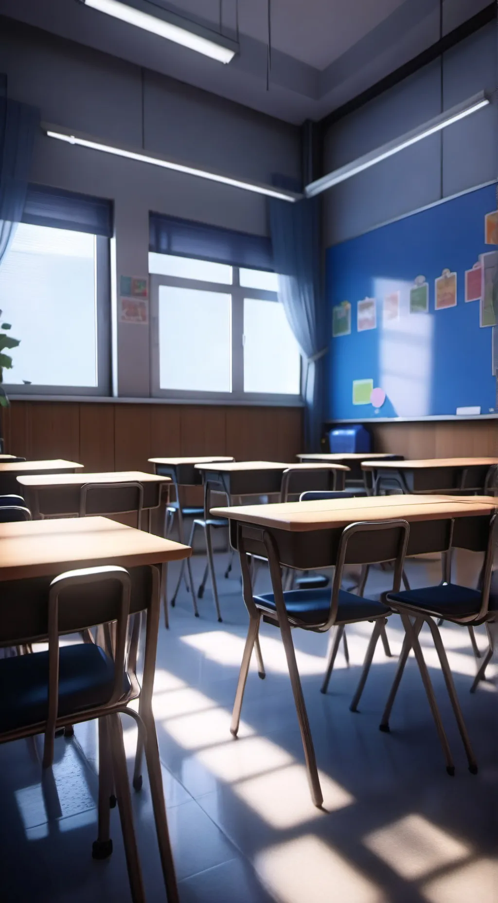 ai character: dw school background