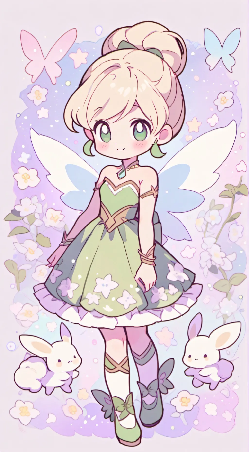 ai character: Peter Pan  background