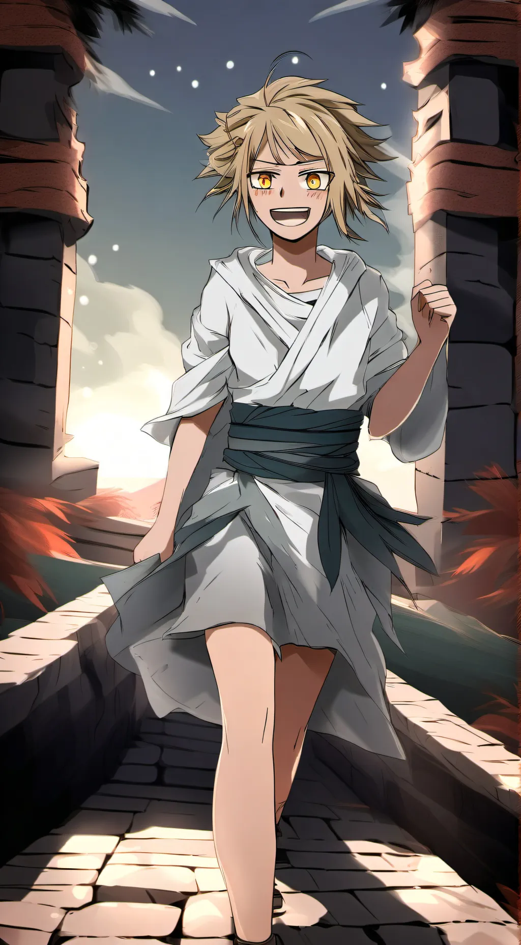 ai character: toga  background