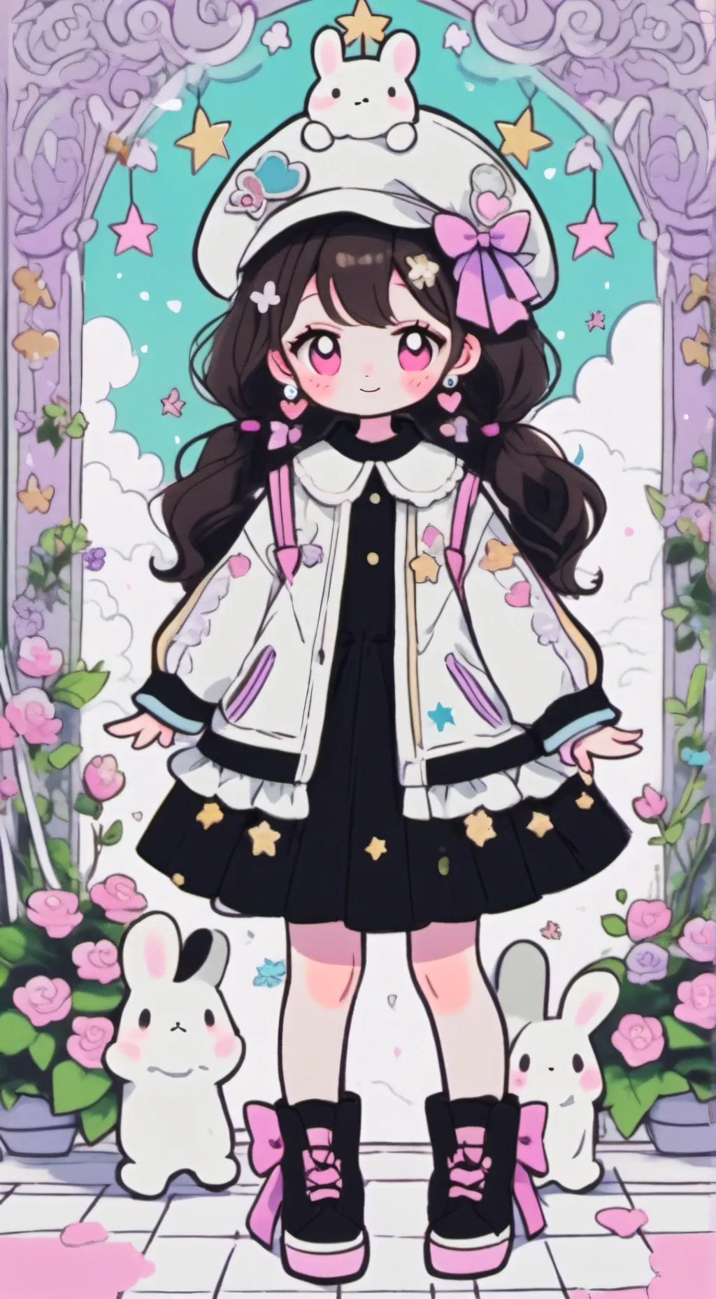 ai character: Bebé tonta😡 background