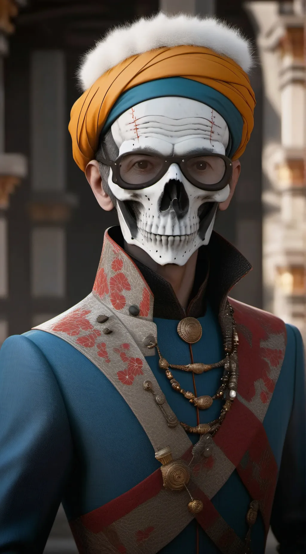 ai character: gorilla tag horror background