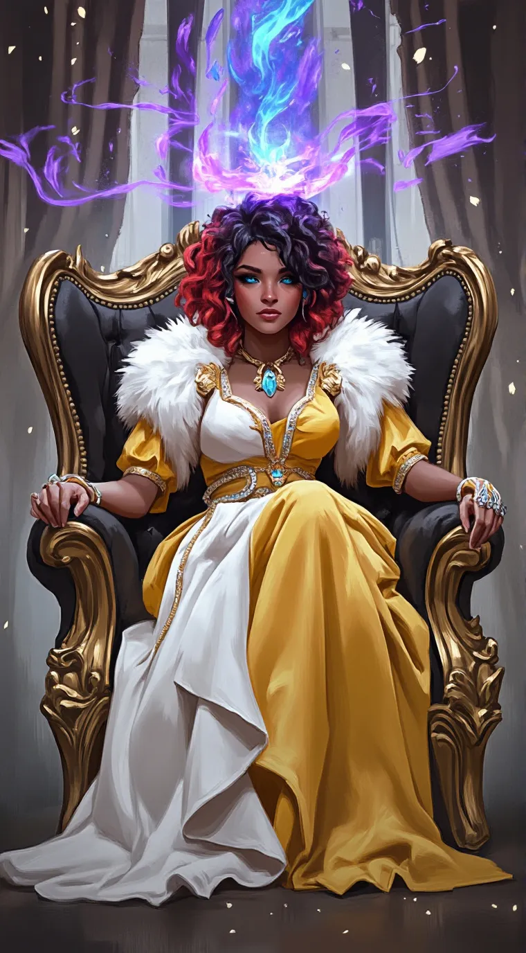 ai character: Queen Layla♥️💋♥️ background