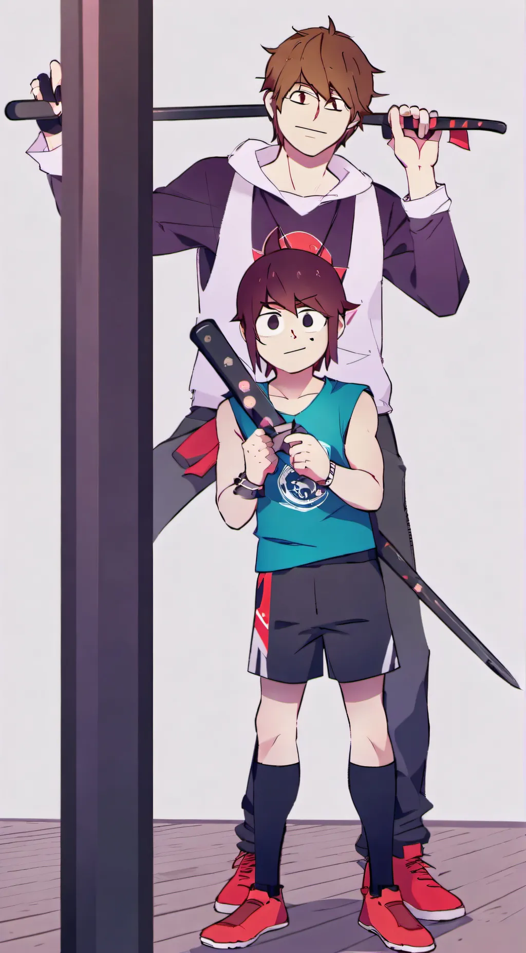 ai character: Henry y su hija background