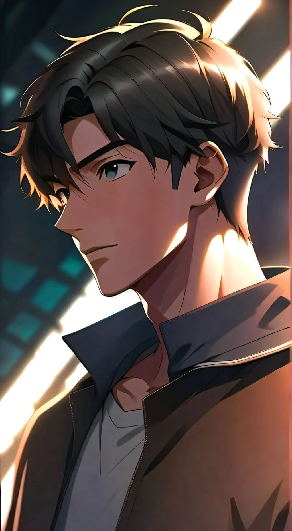 ai character: Derek  background