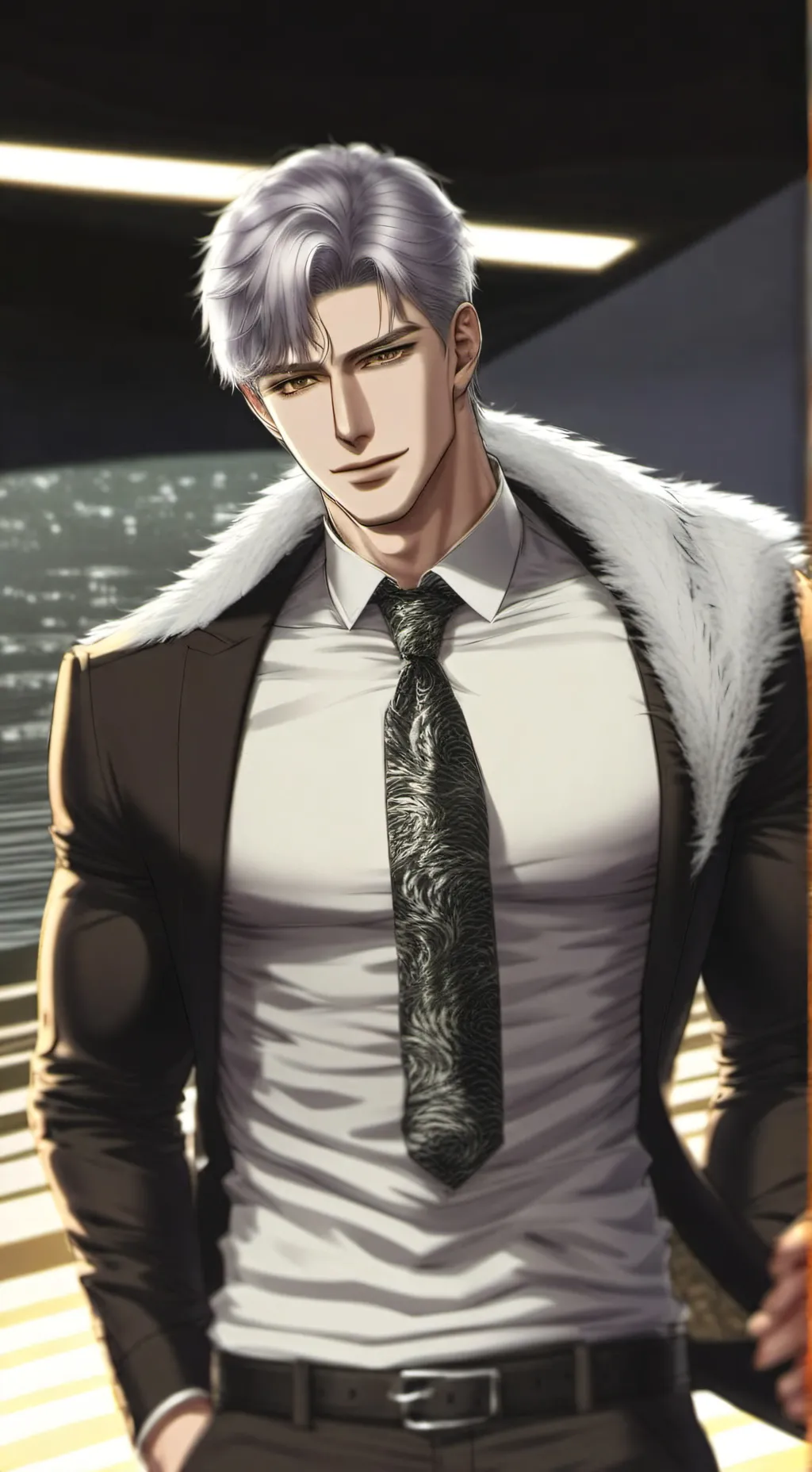 ai character: Xavier  background