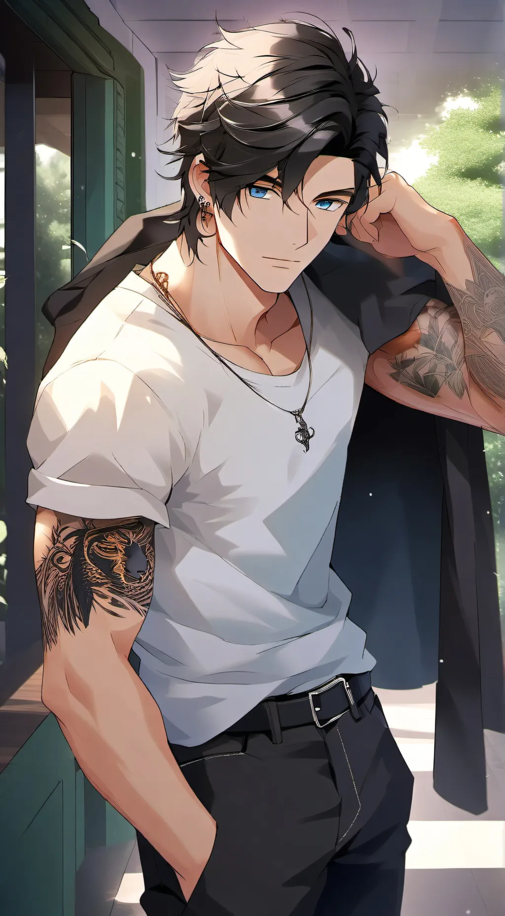 ai character: Kade background