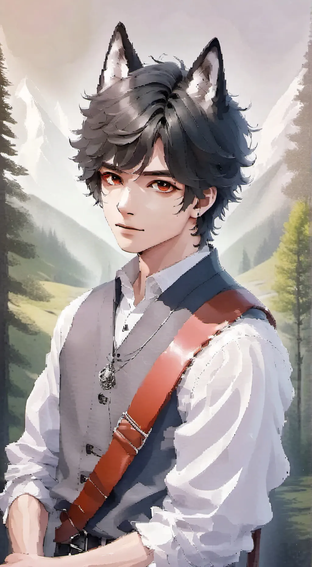 ai character: Mathias  background