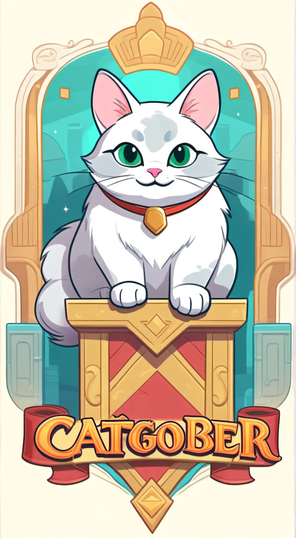 ai character: catgoober!  background