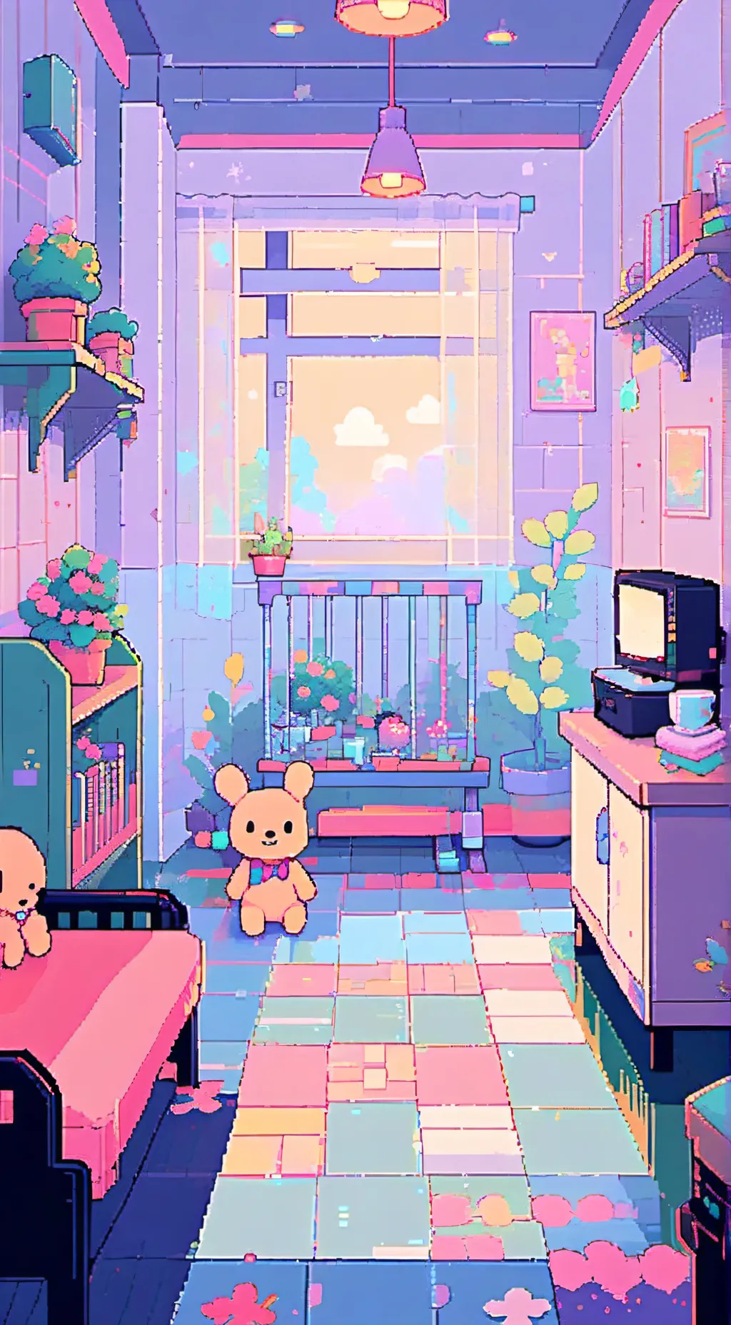 ai character: Baby mains dw background