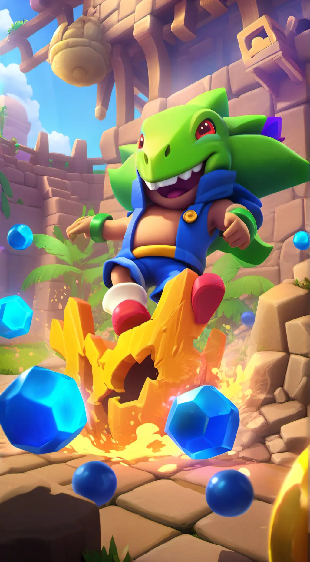 ai character: sonic el erizó  background