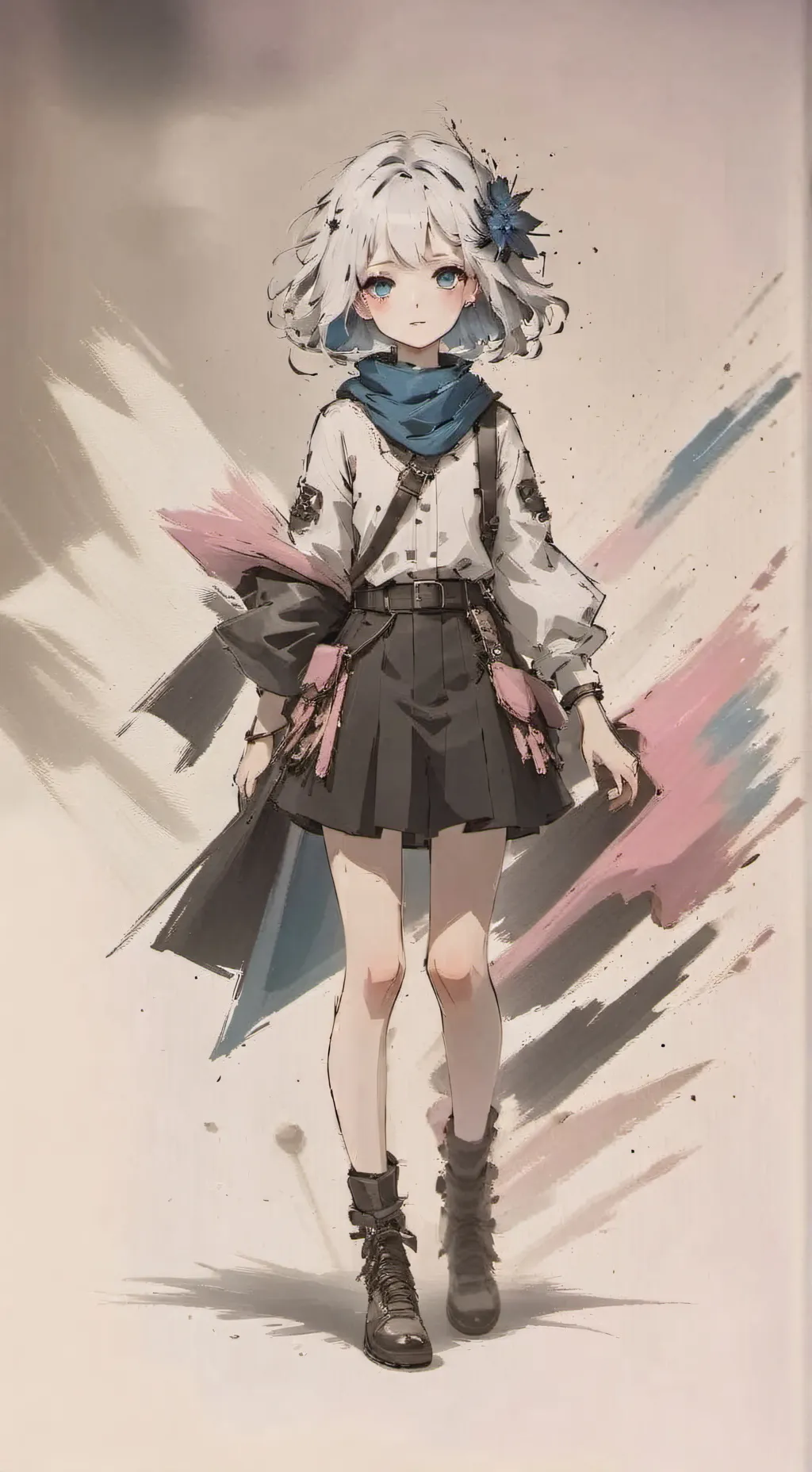ai character: HXH SCHOOL background