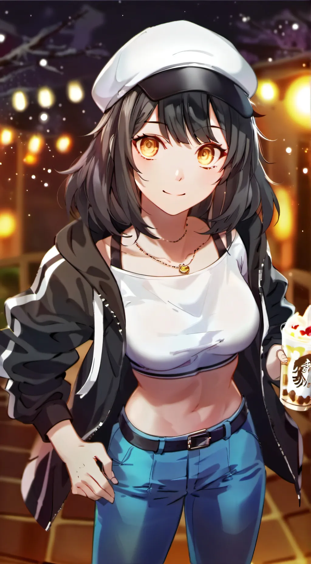 ai character: Monica background