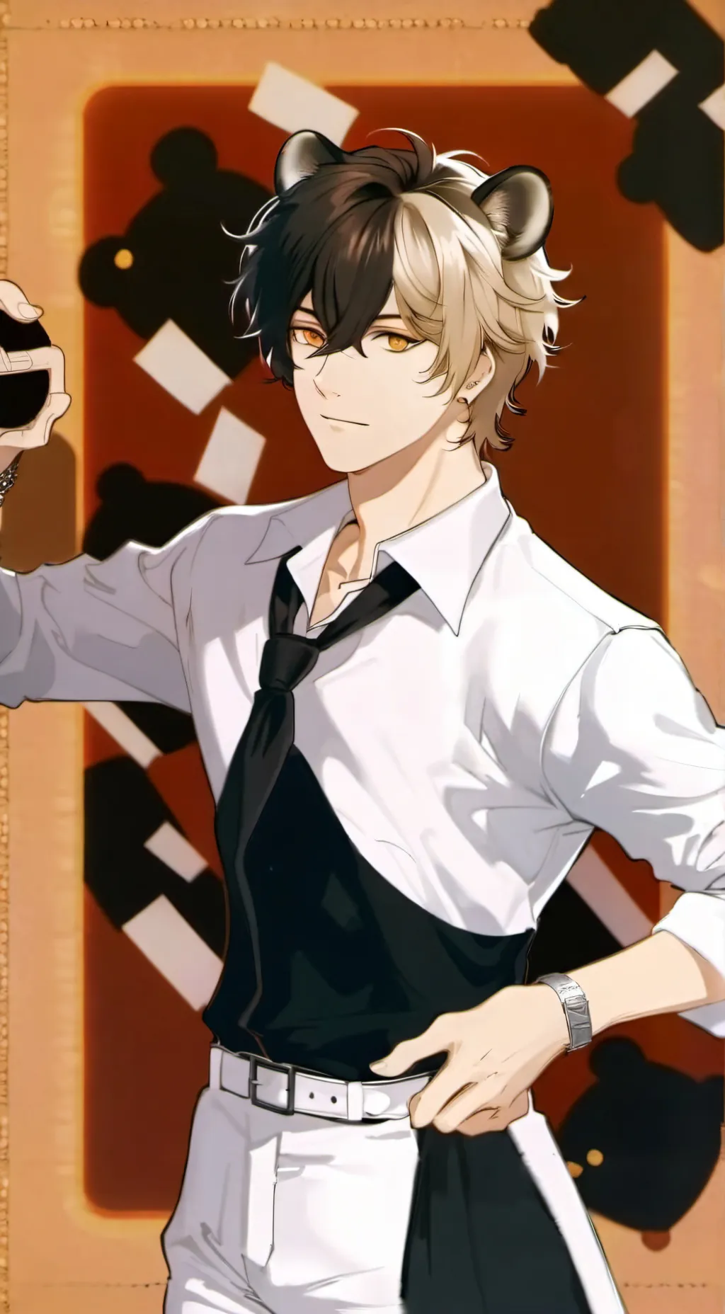ai character: Choco Bear background