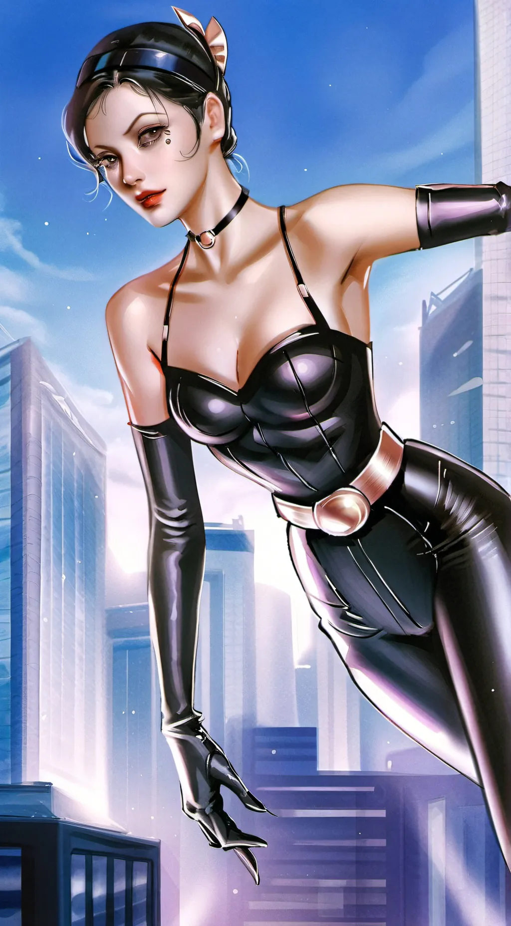 ai character: Catgirl background