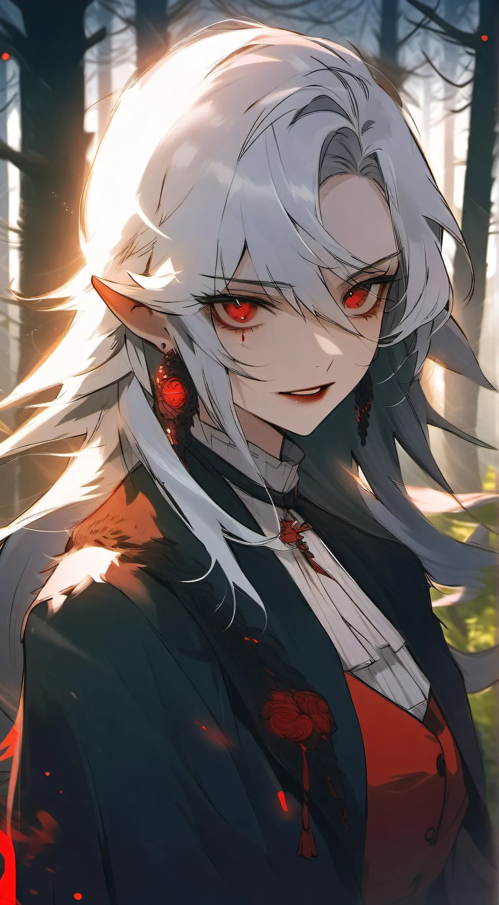 ai character: Amanda Moonlight  background