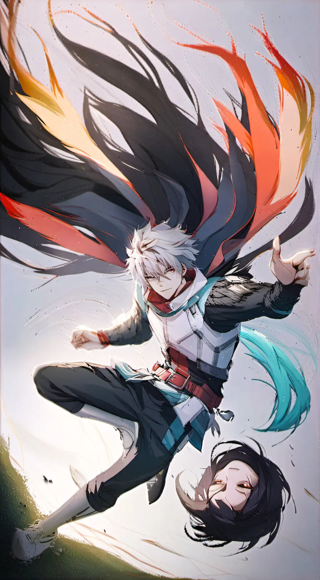 ai character: Bakugo is a baby background