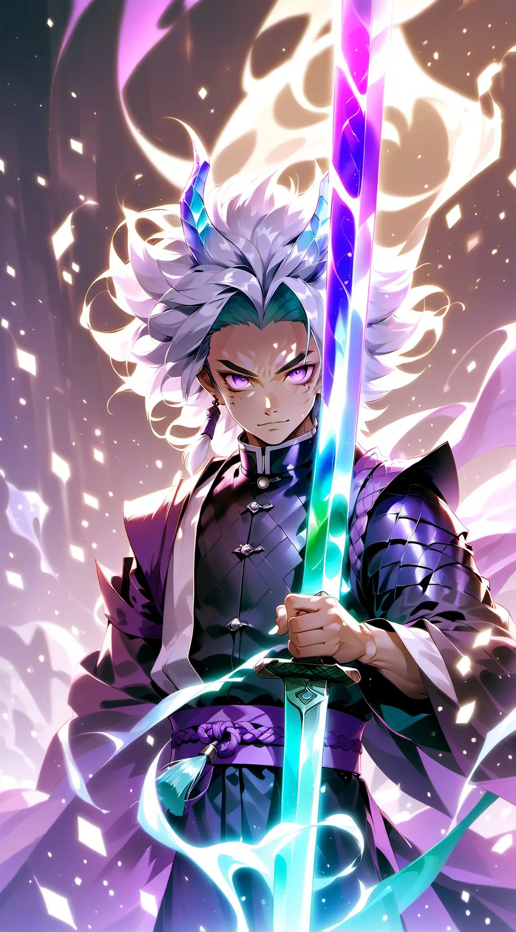 ai character: demon slayer background